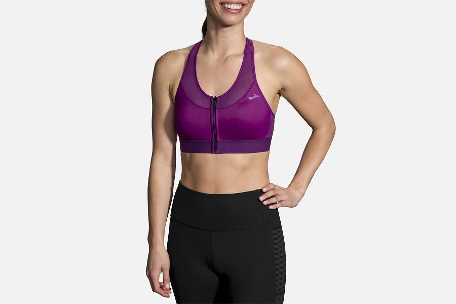 Brooks FastForward Zip Sports Bra